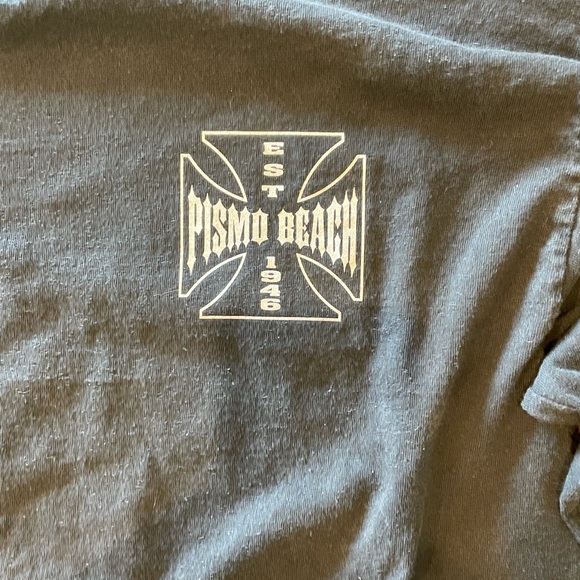 Men’s Black Long Sleeved Pismo Beach Shirt - Picture 4 of 5